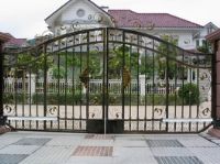 深圳金富豪电动闸门厂专业制造豪华铁艺门