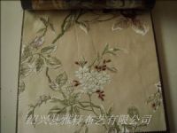 中式花朵窗帘布高精密提花窗帘最高端的窗帘面料
